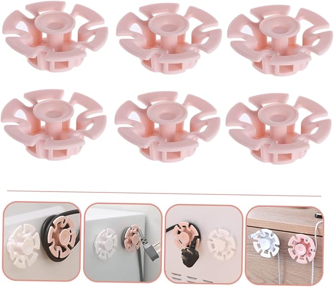 Gadpiparty 18pcs Portable Cable Organizers for Efficient Wire Management for Travel and Home and Safe Material Compact Design