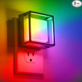 DORESshop Night Light for Kids [2 Pack], Color Changing Baby NightLight, Night Lights Plug Into Wall, Dusk to Dawn Sensor, Plug in Night Light for Kids Room, Nursery, Bedroom, Kitchen, Hallway