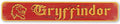 Harry Potter Gryffindor Horizontal Wood Wall Decor - Vintage Gryffindor Sign for Bedroom or Movie Room