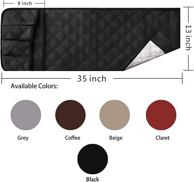 Couch Sofa Armrest Organiser Arm Chair Caddy Bedside Storage Pocket with 6 Pockets TV Remote Holder Bed Storage Pocket Bag for Cellphone Tablet Notepad Book Magazines DVD Glasses