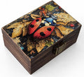 RK Collections Lady Bug Trinket Box I Insect Jewelry Keepsake Box I Lady Bug Lovers Gift Idea For Animals (4x2.75)