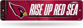 Rico Industries NFL Football Metal Street Sign 4" x 15" Home Décor - Bedroom - Office
