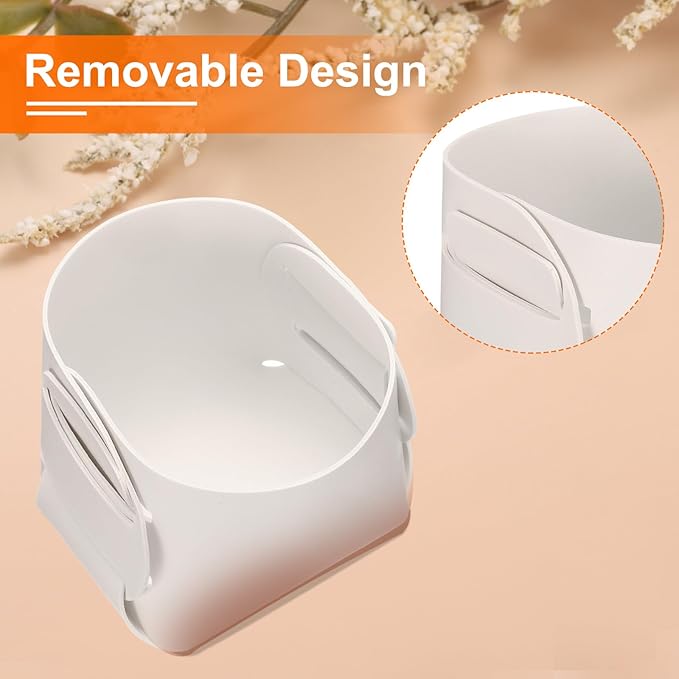 uxcell Valet Tray Organizer, PU Leather Desktop Storage Organizer Box Tray Entryway Table Bedside Nightstand Catchall Vanity Tray for Jewelry Key Coin Watch Wallet (White)