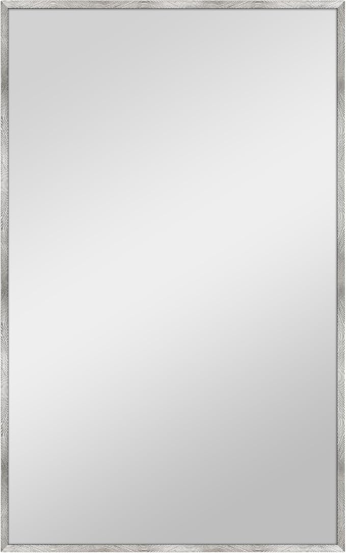 MCS Micro Rope Front Loaded Wall Mirror, (30x48, Brushed Nickel)