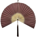 ChumDecor Fan Wall Decor,Large Bamboo Fan Wall Art For Boho Hanging Headboard,Decorative Folding Fan For Over Bed Decorations