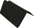 BFYDOAA Bedside Caddy Felt Storage Bag, Hanging Caddy Pockets Bag for Dorm,Bunk Bed,Sofa,Hospital Bed Rails Organizer(Black)