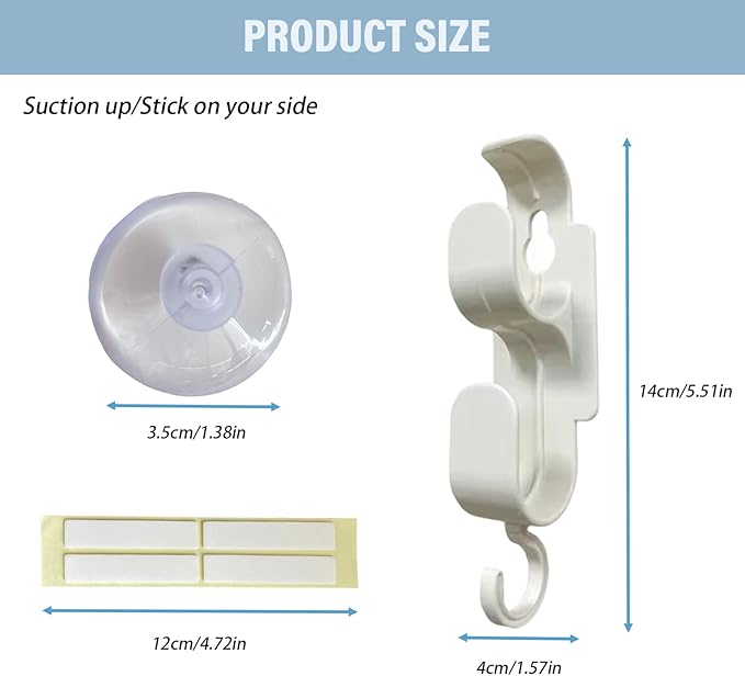 CPAP Hose Holder for Bed, CPAP Hose Hanger for Tube & Mask with Anti-Unhook Feature Hose Organizer Avoids Hose Tangle and Help You Sleep Better (4)