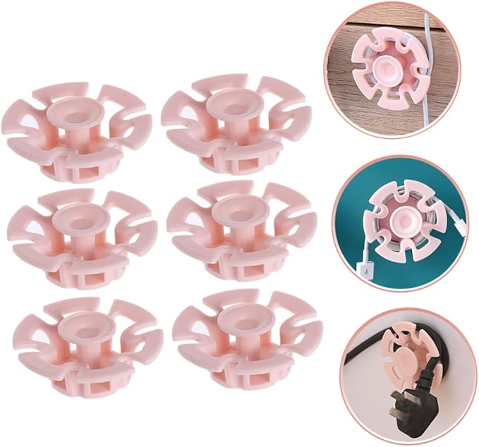 Gadpiparty 12pcs Cable Organizer Clips USB Cord Organizers Cord Management Box for Rv Holder Cable Winder