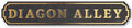 Harry Potter Diagon Alley Horizontal Wood Wall Decor - Fun Harry Potter Sign for Bedroom or Movie Room