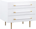 Tov Furniture Trident Nightstand (White)