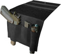 Bedside Pistol Holster, Tactical Bed Side Gun Holster, Under Mattress Handgun Holster with Flashlight Loop Holder