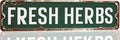 Fresh Herbs Sign Herb Garden Signs Vintage Tin Metal Signs For Home Kitchen Garden Farmhouse Wall Decor 16x4 Inches