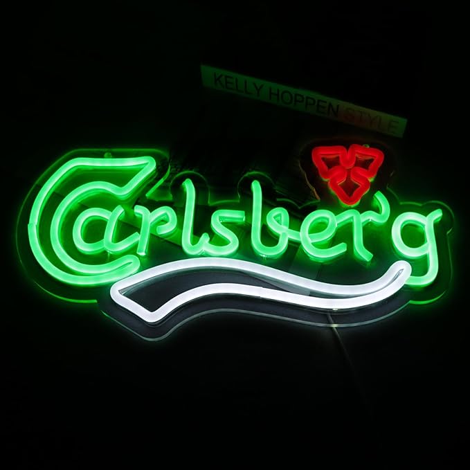 JFLLamp Beer Neon Signs for Wall Decor Neon Lights for Bedroom Led Business Signs Suitable for Bedroom Man Cave Christmas Gift