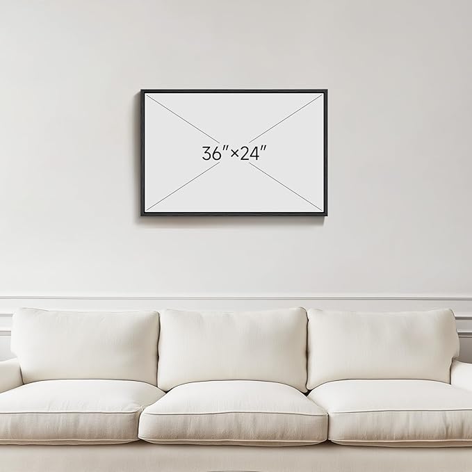 Framed Bedroom Beige Wall Art for Wall Decor, Large Sleep Tight Typography Artwork for Walls, Funny Quote Nursery Kid’s Room Guest Room Hallway Canvas Print Wall Decor, 24x36 Inch