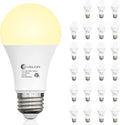24-Packs A19 LED Light Bulbs,100 Watt Equivalent 2700K Soft White Bright Bulbs Efficient 13W,1500 Lumens E26 Base, Non-Dimmable, 15000-Hour Lifespan for Bedroom, Living Room, Office
