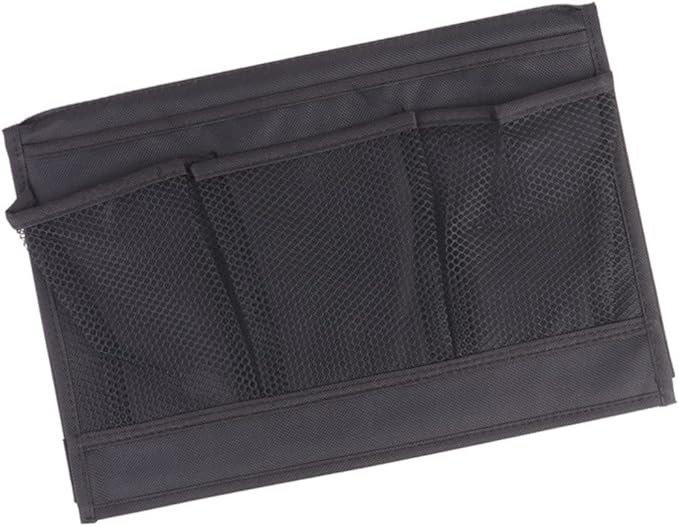 PRETYZOOM Practical Hanging Pouch Organizer Handrail Storage Bag Bedside Storage Pouch for Phone Earphones Chargers Books Water Bottle