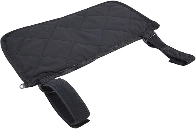 Camping Armrest Storage Bag, Chair Armrest Organizer, Car Seat Hanging Bag, Extended Back Buckle Canvas Beach Chair StorageBag, Side HangingBag For Bedside/Outdoor/Beach/Camping(black)