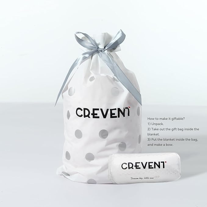 CREVENT 2Pcs 30''X40'' Cute Cozy Fluffy Warm Baby Blankets for Infants Toddlers' Bedding Crib Cot Stroller - Grey Cloud + Pink Sheep