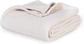 Berkshire Blanket Microfleece Twin Size Bed Blanket Macadamia,Lightweight Soft Breathable Plush Micro Fleece Blanket for Bed Couch Sofa,60x92 Inches