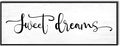 Sweet Dreams Wall Decor Above Bed: Farmhouse Bedroom Sign Guest Room Wall Decor,32x12 Inch Framed Canvas Modern Master Bedroom Wall Art Rustic Hanging Plaque Home Decor
