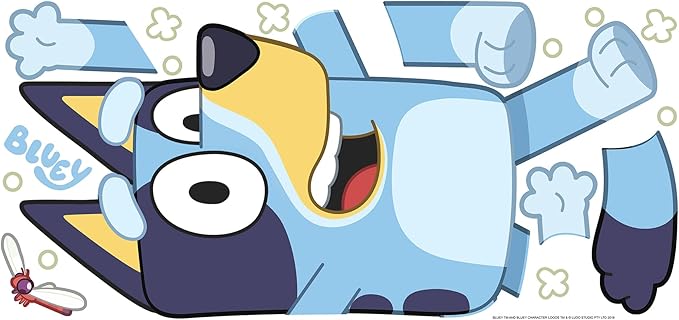 RoomMates Bluey Peel and Stick Giant Wall Decals, RMK5458GM