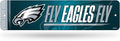 Rico Industries NFL Football Metal Street Sign 4" x 15" Home Décor - Bedroom - Office