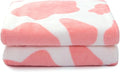 Soft Throw Blanket for Kids Girls Toddlers, Warm Soft Fuzzy Small Pink Fleece Blankets for Crib Stroller, Pink Gifts for Women Girls Mom Birthday Mothers Easter, Cute Home Room Decor, 40x50 Inches