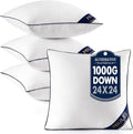 MIULEE 22x22 Pillow Inserts Set of 4 Throw Pillows Premium Down Alternative Pillow Inserts Square Decorative Pillow Stuffer for Sofa, Couch (22x22 inch, Set of 4)