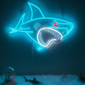 Shark LED Neon Sign, Dimmable USB Powered Wall Night Light for Bedroom, Game Room, Man Cave, Shark Wall Decor, Birthday Christmas Gift for Boys and Men, 15 x 11.5 inch