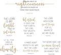 BBTO Bible Verse Wall Stickers Inspirational Quote Wall Decals Religious Motivational Scripture Sticker Peel and Stick for Bedroom Living Room Office Bathroom (The Lord is My Light)