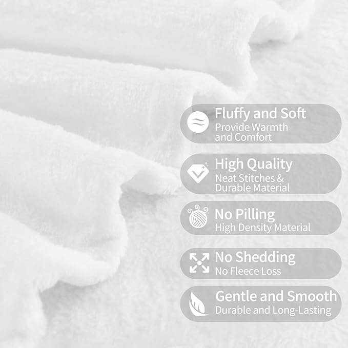 Horse Blanket, Soft Warm Fuzzy Fleece Plush Blanket 60''x50'', Smooth Cozy Flannel Throw Blanket for Bed/Couch/Office/Camping