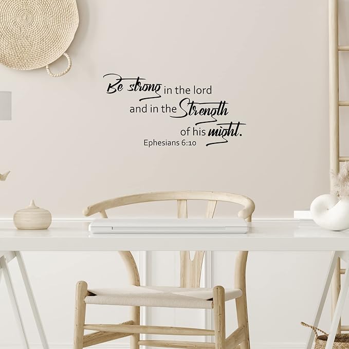 BBTO Bible Verse Wall Stickers Inspirational Quote Wall Decals Religious Motivational Scripture Sticker Peel and Stick for Bedroom Living Room Office Bathroom(The Testing of Your Faith)