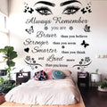 Vinyl Wall Stickers - Peel & Stick Motivational Quote Wall Decals for Bedroom, Living Room & Dining Room Home Decor