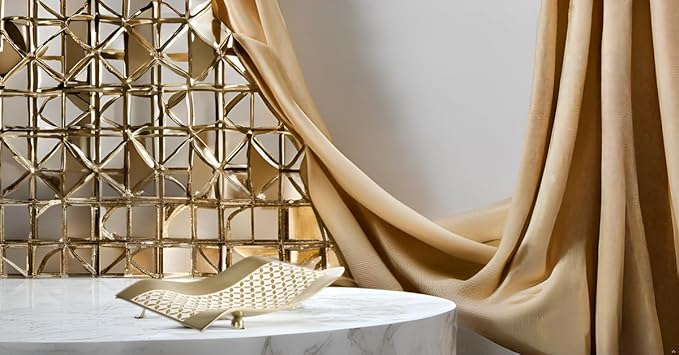 Creative Scents Schonwerk Diamond Lattice Decorative Table Decorations, Centerpieces for Dining/Living Room Table Decor Dish - Coffee Table Decor Best Wedding/Birthday Gift