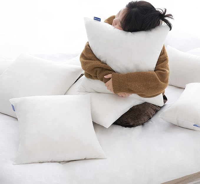 MIULEE 12x24 Pillow Inserts Set of 2, Rectangle Decorative Throw Pillow Premium Fluffy Lumbar Pillow Forms Sham Stuffer for Living Room Sofa Couch Bed