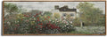 Framed Canvas Wall Art for Bedroom - Long Horizontal 13.5x40" Above the Bed - Vintage Farmhouse French Country Room Decor - Rustic Garden Botanical Flower Floral Oil Painting - Cottagecore Aesthetic