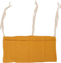 Crib Organizer Hanging for Crib, Linen Baby Bedside Hanging Storage Bag Bedside Caddy Baby Bottle Storage Organizer 2 Pockets Organizer for Baby Cribs and Toys, Turmeric