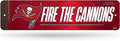 Rico Industries NFL Football Metal Street Sign 4" x 15" Home Décor - Bedroom - Office