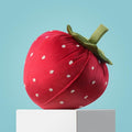 Phantoscope Fruit Shaped Pillows Series Strawberry Shaped Throw Pillow, Fun Home Decor of Fruit Themed Shaped Cushions, Decorative Shaped Pillow for Couch Bed and Chair, Red, 10 x11 inches