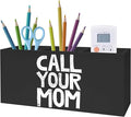 Funny Call Your Mom Pen Pencil Holder for Classroom Dorm, Gifts for College Students Boys Girls, Classroom Desk Accessories, Back to School Supplies