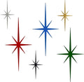 sxnzequnze 4 Pack Metal Star Wall Art 8 Pointed Starburst Wall Decor Set with 2 Large & 2 Small Pieces Mid Century Celestial Metal Wall Sculpture for Bedroom Living Room Office Gallery Wall