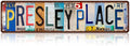 Vintage Presley Place Wall Decor Street Signs Home Bar Coffee Metal Tin Signs 16 x 4 Inches