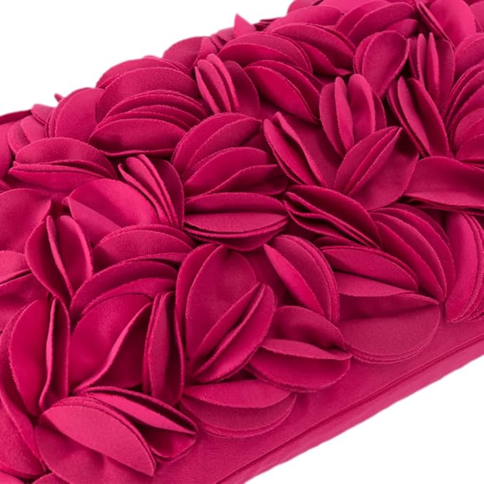 KINGROSE 3D Flower Cushion Cover Home Decorative Throw Pillow Cover Rectangular Pillowcase Sham for Couch Bed Living Room Sofa 12 x 20 Inches Velvet Rose Red