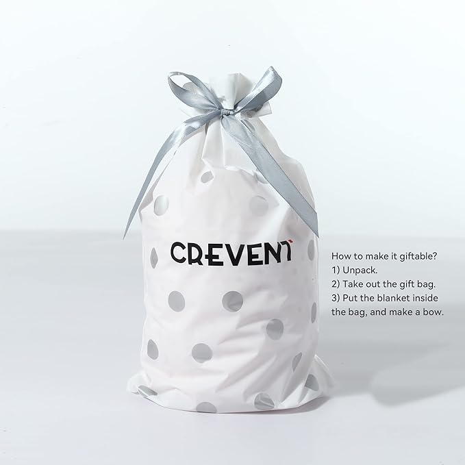 CREVENT 30"X40" Cozy Soft Warm Chenille Baby Blanket for Girls Boys, Newborn Essentials for Infant, Baby Shower Receiving Gift - Blue Star