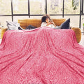 ZHIKU Pink Blanket for Women - Cheetah Print Blanket Pink Gifts for Women Mother Girls Soft Warm Leopard Print Throw Blanket for Birthday Gifts King Size