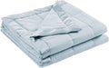 Madison Park Windom Down Alternative Blanket, Premium 3M Scotchgard Moisture Wicking Treatment, Lightweight and Soft Bed Cover For All Season, Satin Trim, Blue Full/Queen