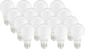 Amazon Basics A19 LED Light Bulbs, 60W Equivalent, 9W Energy Efficient, E26 Standard Base, Soft White 2700K, Dimmable, 10,000 Hour Lifetime, 16-Pack