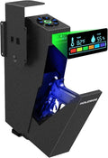 Gun Safe, Biometric Pistol Safe Fingerprint Quick Access Drop Down Handgun Safe Single Mount Pistol Case for Desk Bedside Nightstand