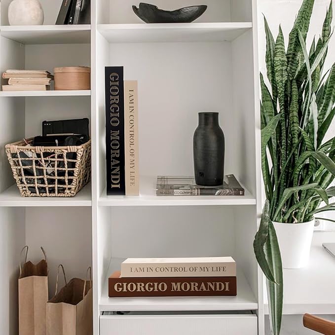 Decorative Books - Modern Faux Decor Book for Decoration, Fake Books Storage Box Enhance Your Coffee Table, Entryway, Dining Room, Bedside Decor, Faux Book for Decorative Keepsake Box & Photo Storage