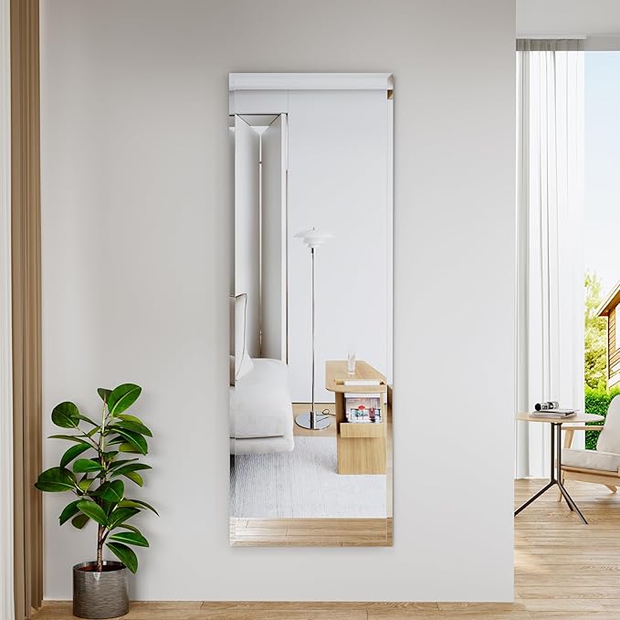 wall Mirror Full Length,65X24 FullL ength Mirrorwallmounted,Bedroom/wall/Bathroom/Makeup Area/Cloakroom (65 * 24 Inch)